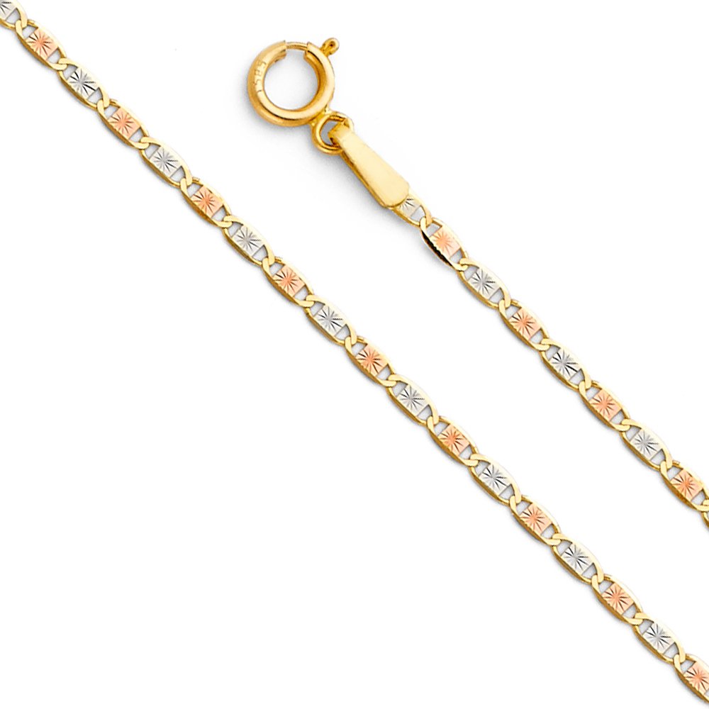 14K 3C 1.5mm Valentono Chain 16''