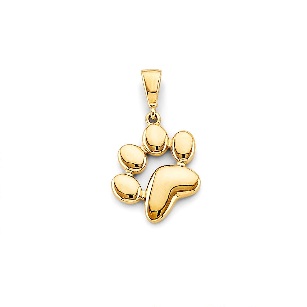 14k Pawprint Pendant